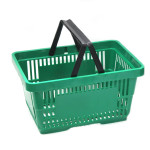 Покупательские корзины для супермаркета PLAST 22 green Покупательские корзины для супермаркета PLAST 22 green